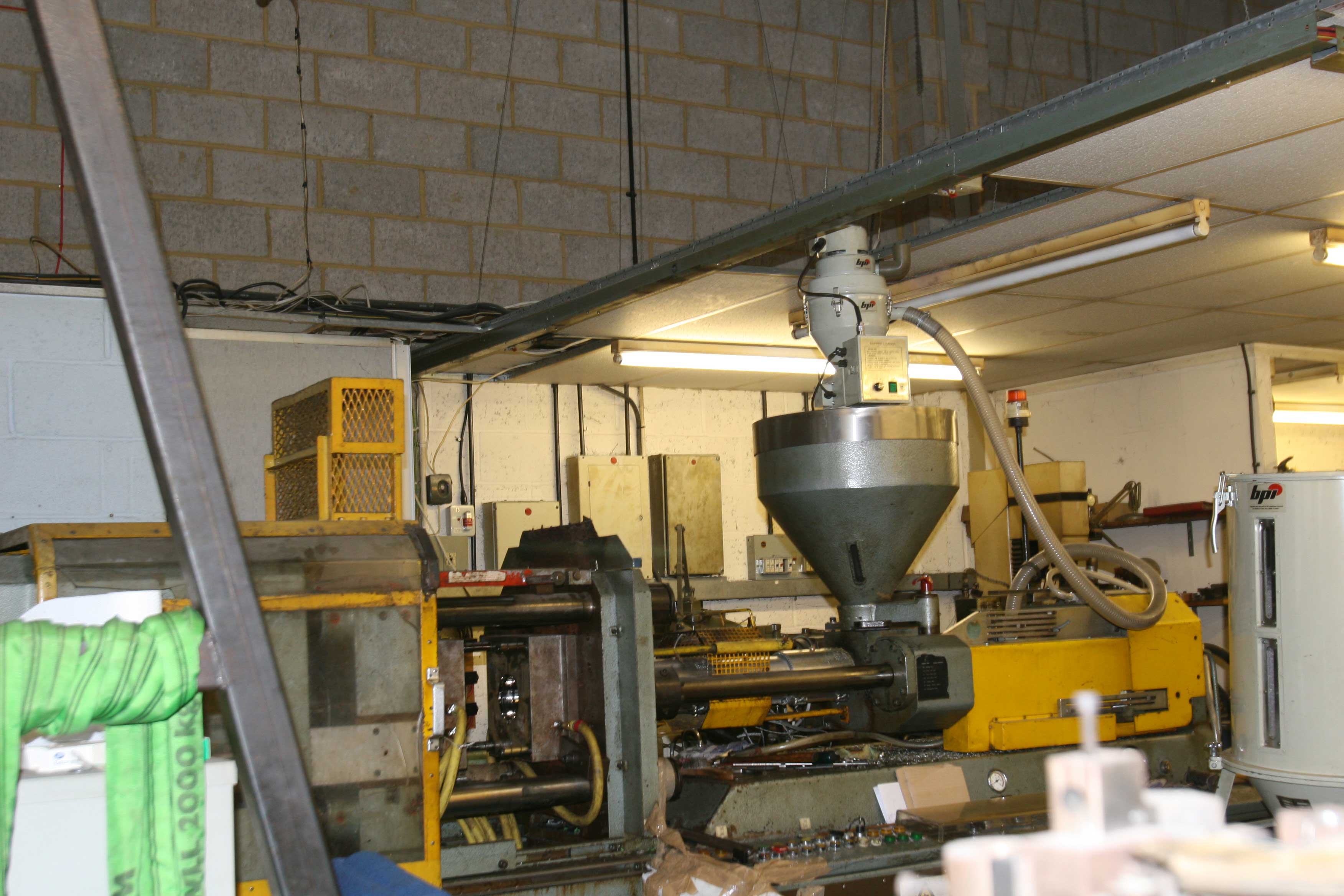 A 140 Tonne injection Moulding Machine used at the Beecroft Precision factory