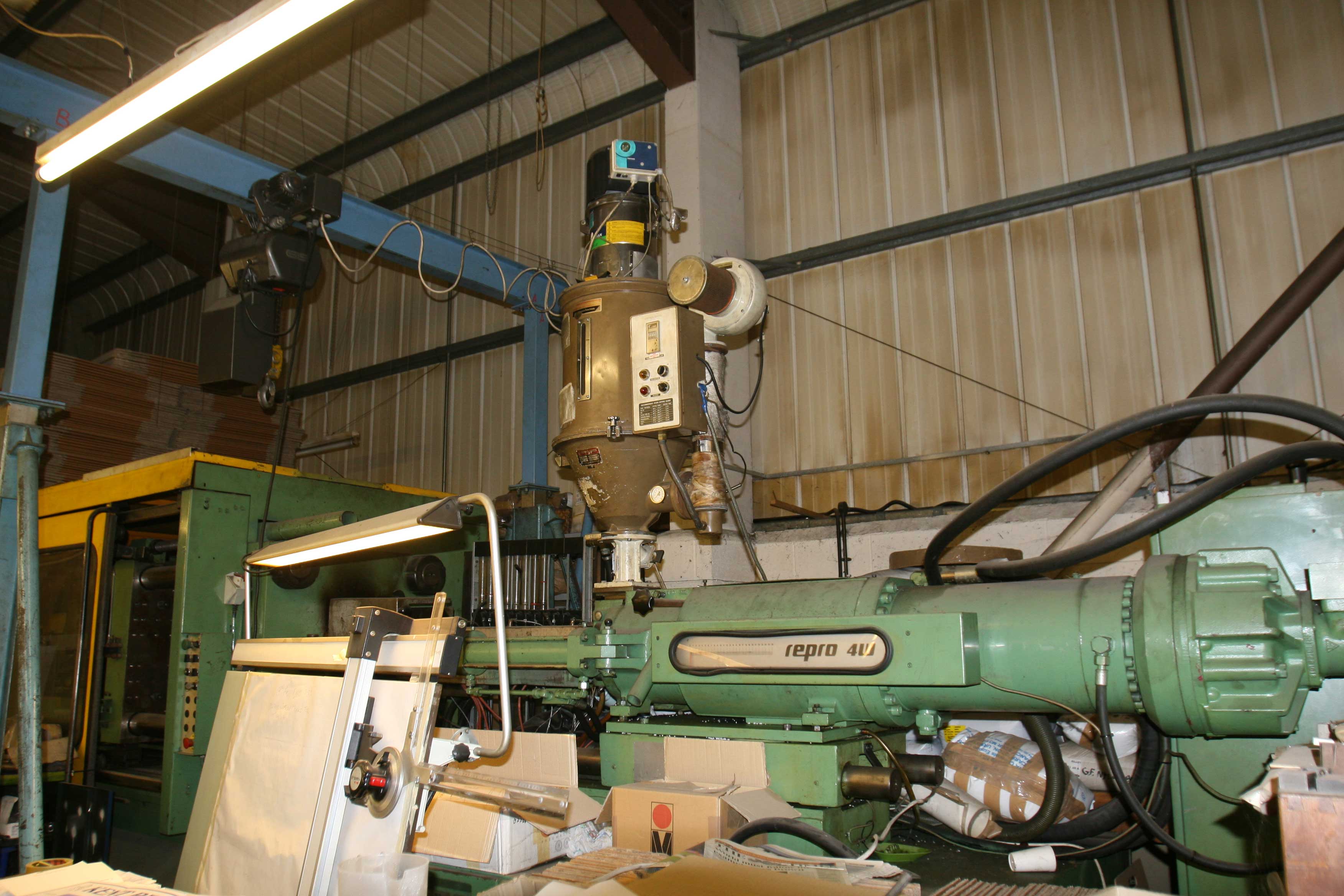 A 240 Tonne injection Moulding Machine used at the Beecroft Precision factory