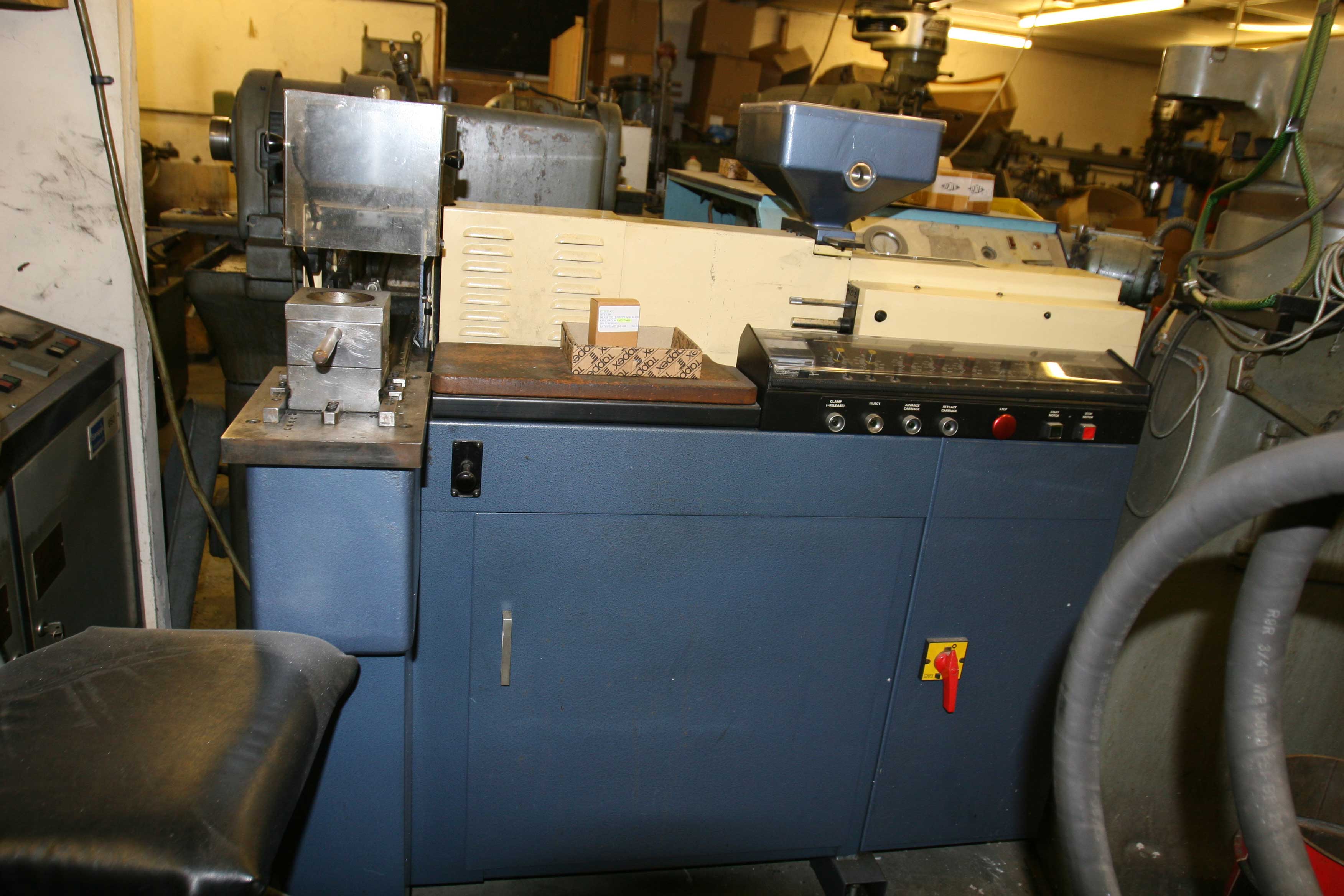 A 25 Tonne Prototype Moulding Machine used at the Beecroft Precision factory