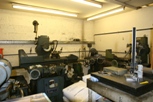 The surface grinding machines area at the Beecroft Precision factory